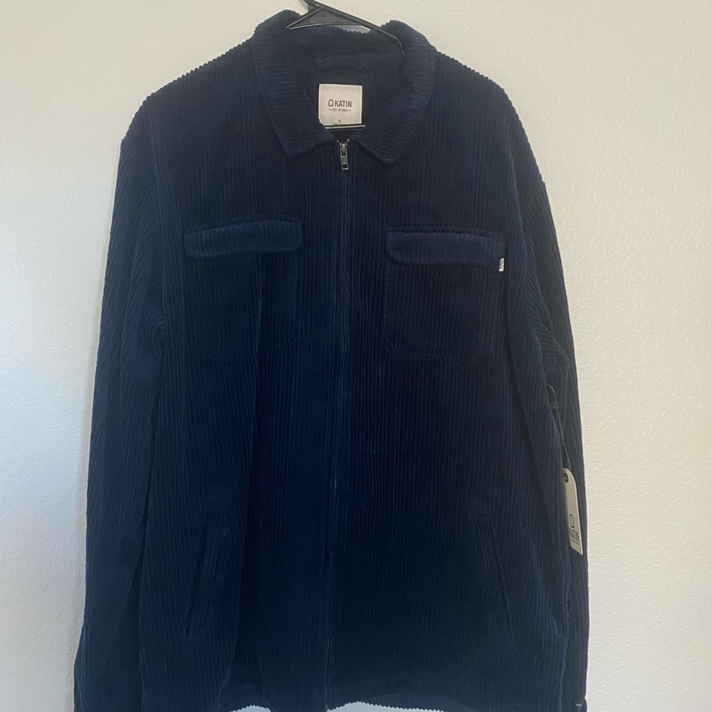 Corduroy zip up
